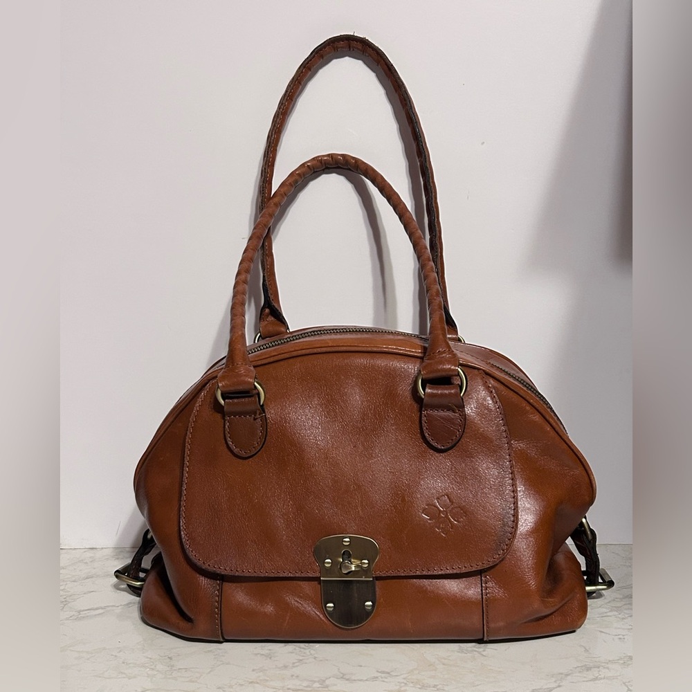 Patricia Nash Kavala Heritage Satchel Handbag in Cognac - Picture 2 of 16